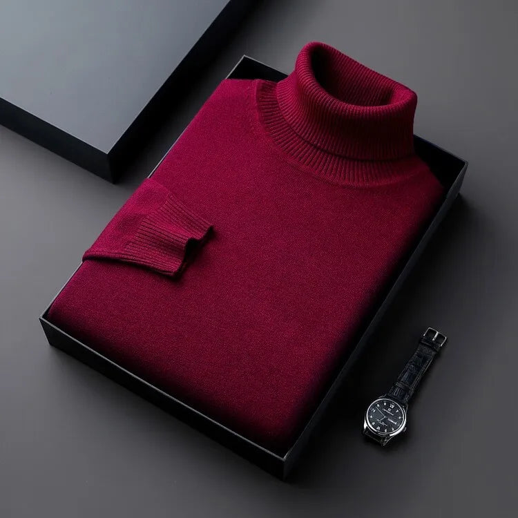 Elton™ | Maglione dolcevita in cashmere raffinato