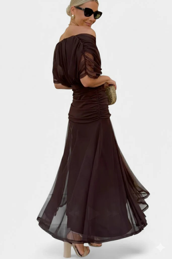 Velora™ | Abito lungo floreale con scollo a V